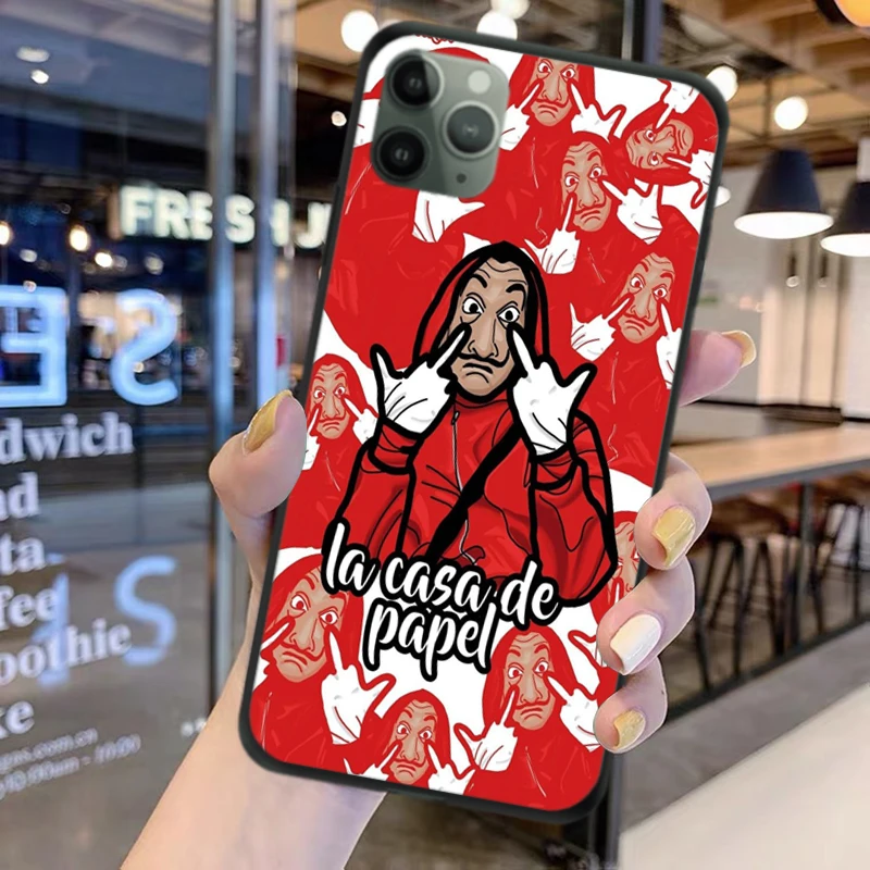 Spain TV Show Money Heist Paper La Casa De Papel Soft Silicone Cover For iPhone 7 8 6 6s Plus 11 12 Pro MAX XR XS MAX Case Copue
Spain TV Show Money Heist Paper La Casa De Papel Soft Silicone Cover For iPhone 7 8 6 6s Plus 11 12 Pro MAX XR XS MAX Case Copue