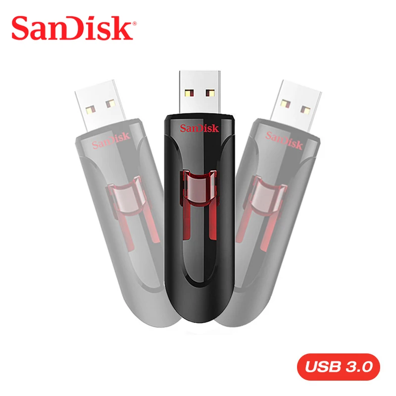 

SanDisk Pendrive CZ600 flash drive Cruzer Glide USB3.0 256Gb 128gb Memory Stick 3.0 Pen Drive 64Gb 32Gb Usb key Pendrive
