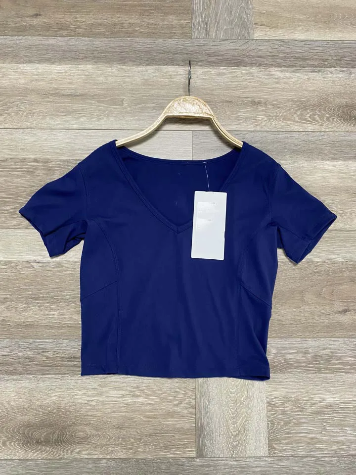 2021 Summer New Fashion V-neck Short-sleeved Solid Color Soft Stretch Thinner Sports and Leisure All-match T-shirt
2021 Summer New Fashion V-neck Short-sleeved Solid Color Soft Stretch Thinner Sports and Leisure All-match T-shirt