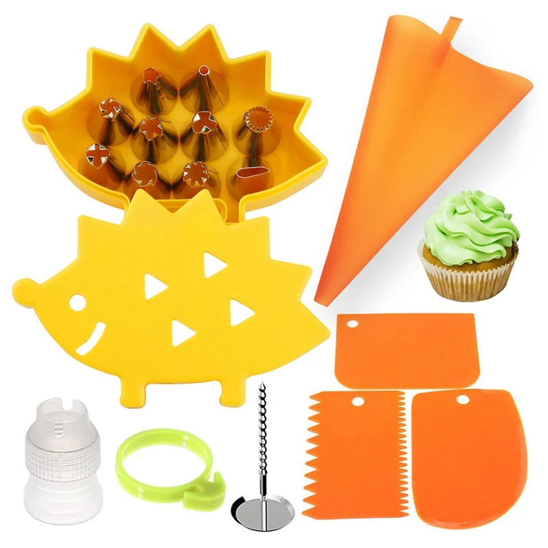 Cake Baking Accessories Reusable 18PCS Cake Decorating Tools Pastry Tips Stainless Steel Dessert Decoration Kitchen Accessories
Cake Baking Accessories Reusable 18PCS Cake Decorating Tools Pastry Tips Stainless Steel Dessert Decoration Kitchen Accessories