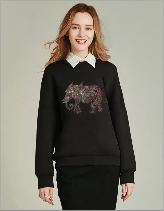 Hoodies young girls New Fashion Casual Hot drill loose design Outwear Diamond stone sweatshirt hoodie new
Hoodies young girls New Fashion Casual Hot drill loose design Outwear Diamond stone sweatshirt hoodie new