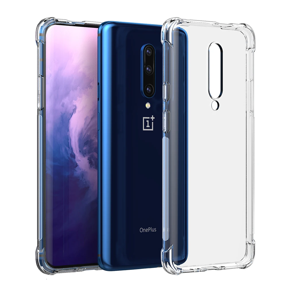 Прозрачный мягкий чехол из ТПУ для OnePlus 7T 7 6T 6 Pro 5G McLaren противоударный с полным