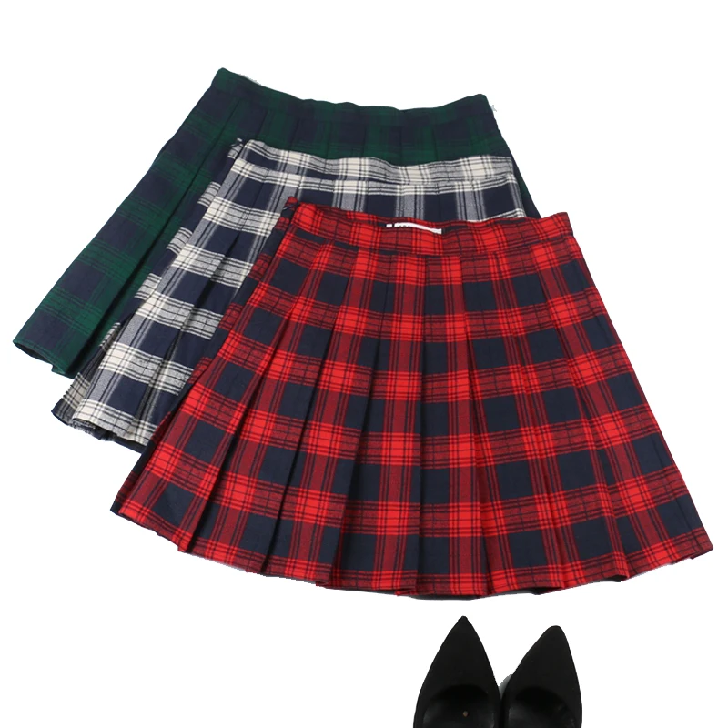 Fashion Chic Women Plaid Skirt Slim Waist A-Line Female Pleated Skirts High Waist Lady School Girl Mini Skirts Sexy Plaid Skirt
Fashion Chic Women Plaid Skirt Slim Waist A-Line Female Pleated Skirts High Waist Lady School Girl Mini Skirts Sexy Plaid Skirt