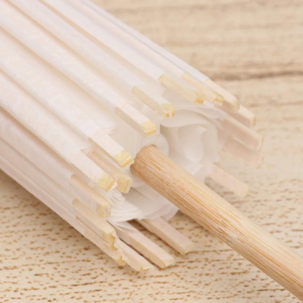 2Pcs White Paper Parasol Umbrella Chinese Japanese Paper Umbrella Wedding Decoration (Size 22 Umbrella Handle Pattern for Random
2Pcs White Paper Parasol Umbrella Chinese Japanese Paper Umbrella Wedding Decoration (Size 22 Umbrella Handle Pattern for Random