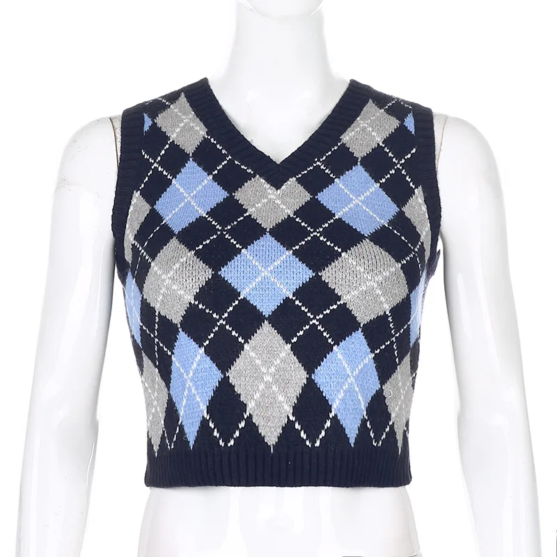 Autumn 2020 Women's Clothing Basic Woolen New European and American British Preppy Style Solid Color V Neck Tank Tops Small Vest
Autumn 2020 Women's Clothing Basic Woolen New European and American British Preppy Style Solid Color V Neck Tank Tops Small Vest
