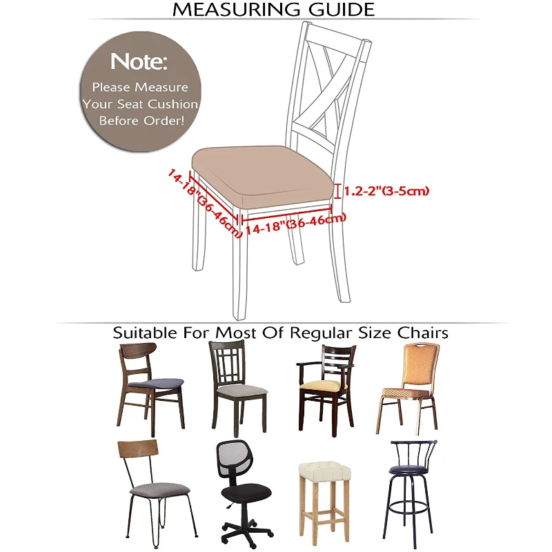 Спандекс жаккардовые чехлы на стулья для столовой съемные моющиеся эластичные