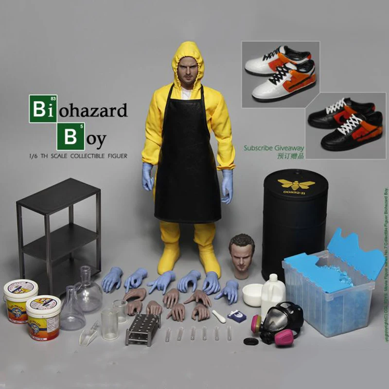 CGLTOYS MF07 1/6 Scale Collectible Breaking Bad Jessie Pinkman Chemical Laboratory Action Figure Model
CGLTOYS MF07 1/6 Scale Collectible Breaking Bad Jessie Pinkman Chemical Laboratory Action Figure Model