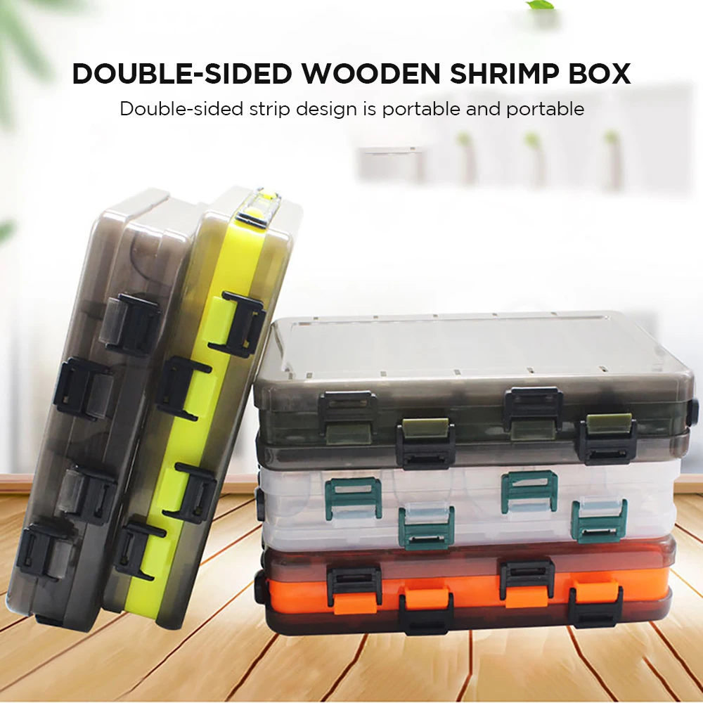 Fishing Tackle Boxes Fishing Accessories Double Sided Storage Case Gray Plastic Sub-box For Fishing Lure Hook Bait
Fishing Tackle Boxes Fishing Accessories Double Sided Storage Case Gray Plastic Sub-box For Fishing Lure Hook Bait