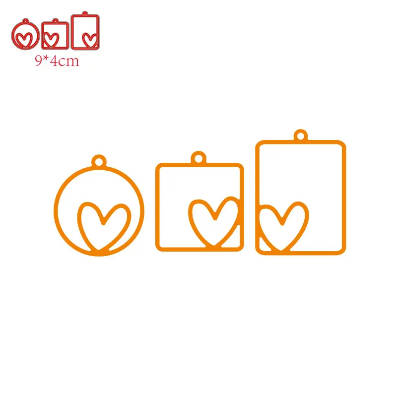 New Metal Cutting Dies 3pcs Heart Tag Set for Scrapbooking Steel Craft Die Cut Embossing Paper Card Album
New Metal Cutting Dies 3pcs Heart Tag Set for Scrapbooking Steel Craft Die Cut Embossing Paper Card Album