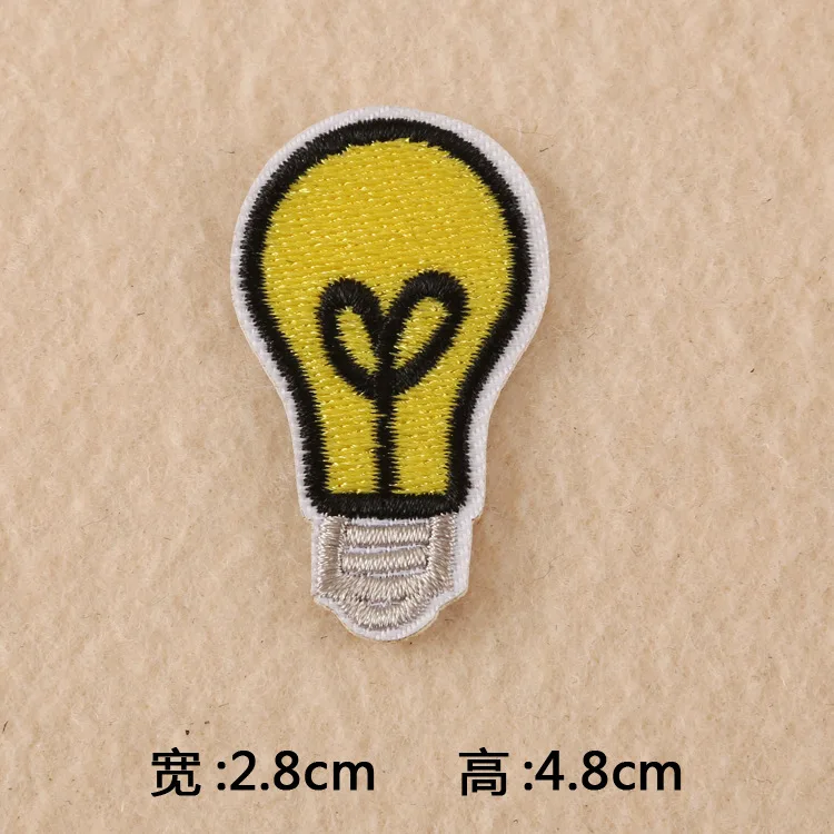 Embroidered DIY Patch Badge Letter Bulb Clothing Shoes and Hats Bag Accessories Embroidery Patch Iron on Patches Appliques
Embroidered DIY Patch Badge Letter Bulb Clothing Shoes and Hats Bag Accessories Embroidery Patch Iron on Patches Appliques