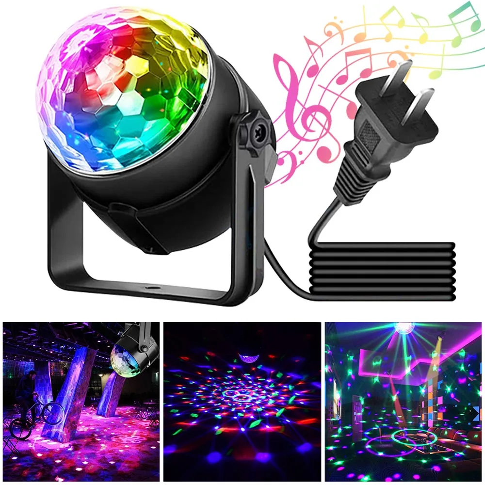 Mini Disco Ball Light Color Changing DJ Stage Lamp Sound Activated Strobe Atmosphere Lamp Party Rotating Projected Dancing Light
Mini Disco Ball Light Color Changing DJ Stage Lamp Sound Activated Strobe Atmosphere Lamp Party Rotating Projected Dancing Light