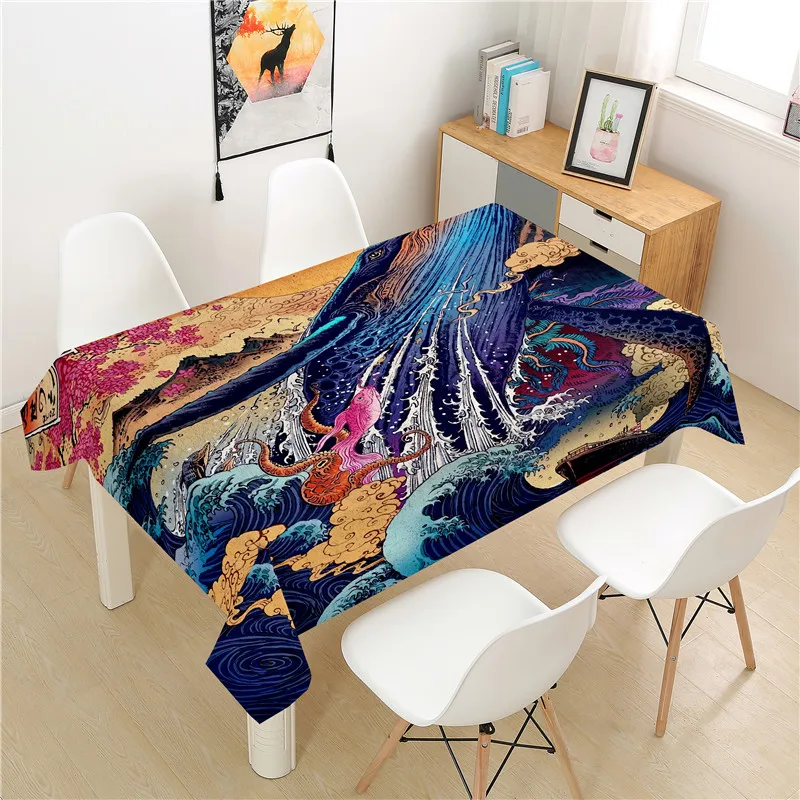 Beautiful Whale Tablecloth polyester Hotel Picnic Table Rectangular Table Covers Home Dining Tea Table Decoration
Beautiful Whale Tablecloth polyester Hotel Picnic Table Rectangular Table Covers Home Dining Tea Table Decoration