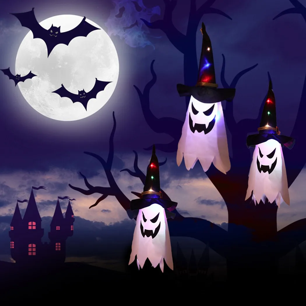 1Pc Halloween Decoration LED Flashing LightDress Up Glowing Wizard Ghost Hat Lamp Halloween LED Lantern Wizard Hat Hanging Lamp
1Pc Halloween Decoration LED Flashing LightDress Up Glowing Wizard Ghost Hat Lamp Halloween LED Lantern Wizard Hat Hanging Lamp