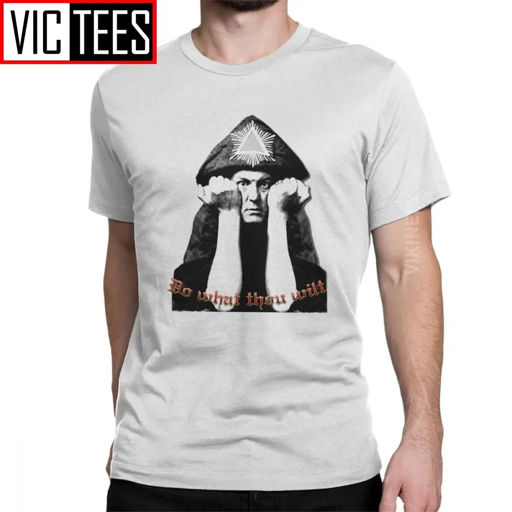 Aleister Crowley Do What Thou Wilt Men T Shirt Magic Solomon Magical Occult Magick Tshirt Cotton Big Size
Aleister Crowley Do What Thou Wilt Men T Shirt Magic Solomon Magical Occult Magick Tshirt Cotton Big Size