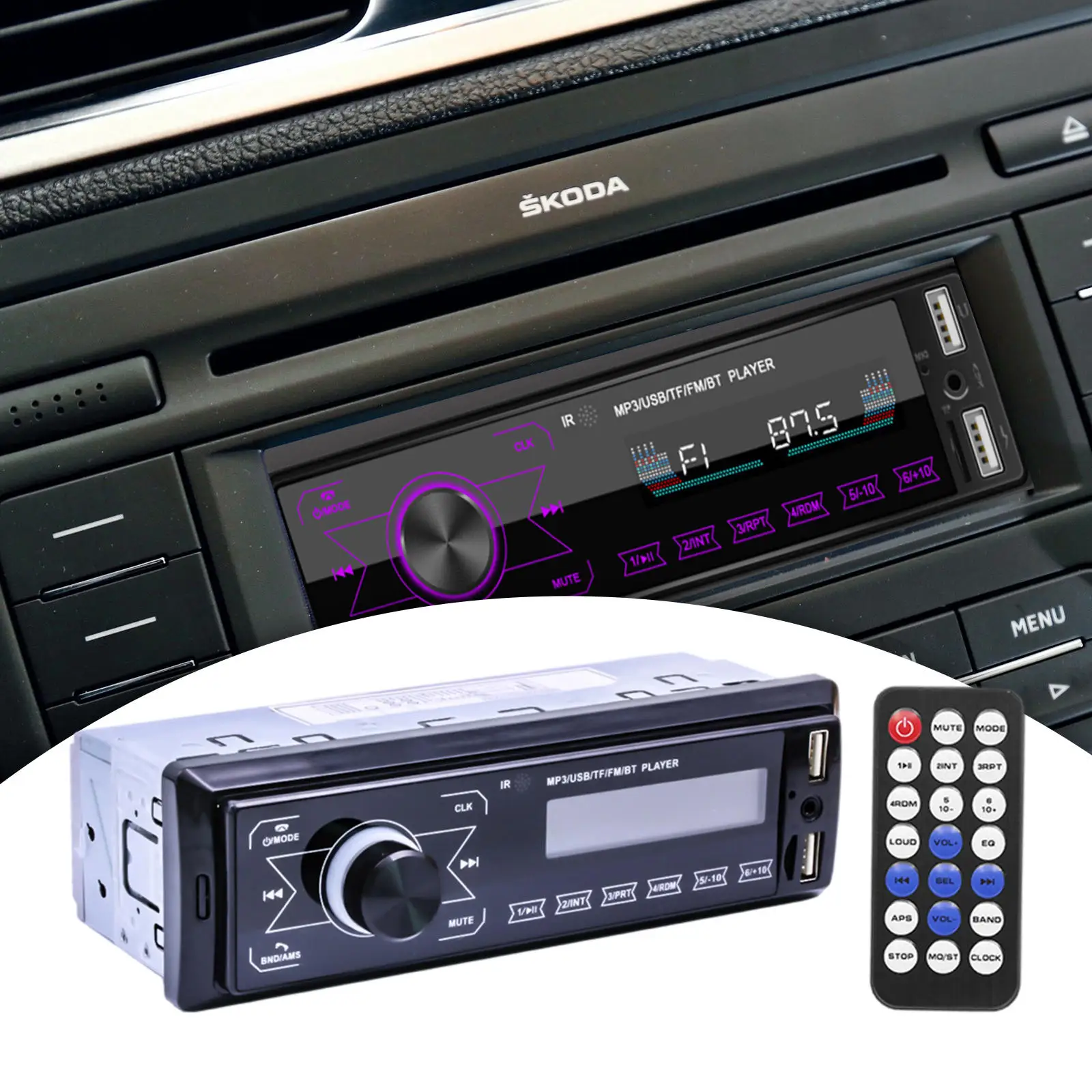 12V Multimedia Player Auto Radios USB Charger Card Reader Aux-In Touch Screen MP3 Player Mechless Multimedia Digital Car Audio
12V Multimedia Player Auto Radios USB Charger Card Reader Aux-In Touch Screen MP3 Player Mechless Multimedia Digital Car Audio