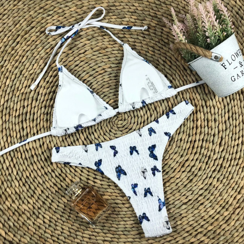 Summer Split Piece Sexy Swimwear Women Female Butterfly Print Bikini Set Bather Bathing Suit Summer Beach Wear Swimwear Lady
Summer Split Piece Sexy Swimwear Women Female Butterfly Print Bikini Set Bather Bathing Suit Summer Beach Wear Swimwear Lady