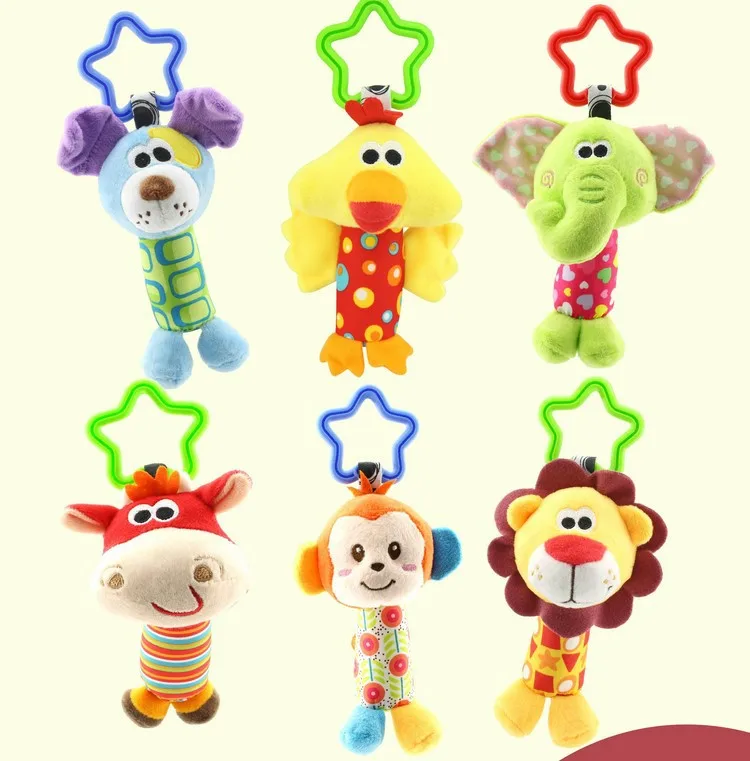 Baby Kid Rattle Toys Cartoon Animal lion rabbit monkey Plush Hand Bell Baby Stroller Crib Hanging Rattles Infant Baby Toys Gifts
Baby Kid Rattle Toys Cartoon Animal lion rabbit monkey Plush Hand Bell Baby Stroller Crib Hanging Rattles Infant Baby Toys Gifts