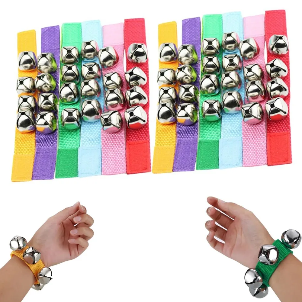 1Pair Wrist Bells Kids Jingles Shake Rattles Toy Percussion Educational Toys Baby Musical Rattles Hand Wrist Bell Foot Rattles
1Pair Wrist Bells Kids Jingles Shake Rattles Toy Percussion Educational Toys Baby Musical Rattles Hand Wrist Bell Foot Rattles
