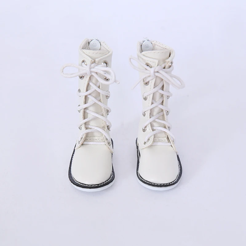 BJD doll shoes are suitable for a quarter of fashion versatile high top lace-up boots atmospheric military boots black and white
BJD doll shoes are suitable for a quarter of fashion versatile high top lace-up boots atmospheric military boots black and white