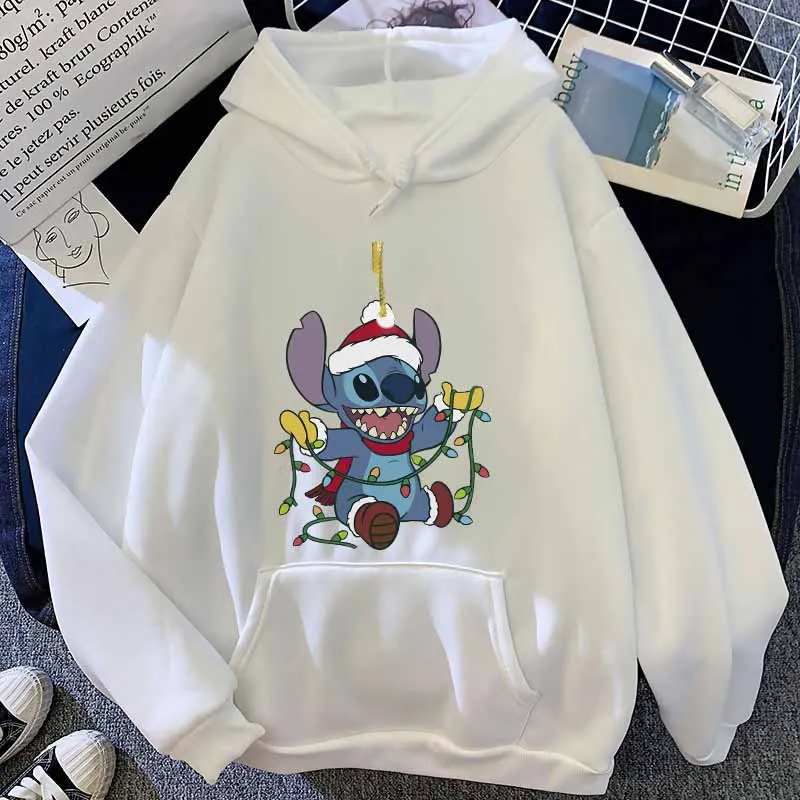 Disney Animation Cartoon Stitch Hooded Sweater Christmas New Ladies Cartoon Pullover Kawaii Hoodie Unisex Casual Wear
Disney Animation Cartoon Stitch Hooded Sweater Christmas New Ladies Cartoon Pullover Kawaii Hoodie Unisex Casual Wear