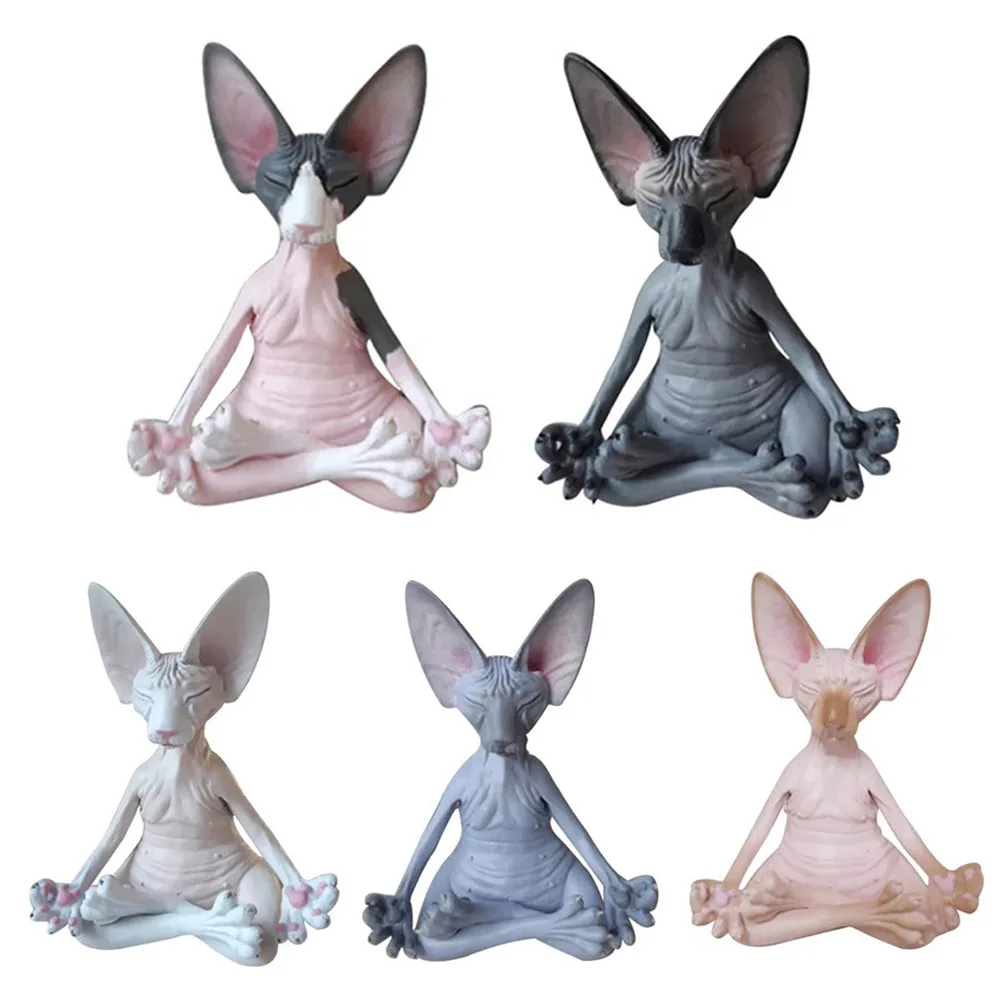 Whimsical Buddha Cat Figurine Meditation Yoga Happy Cat Decoration Art Sculptures Outdoor Garden Monk Statue Figurines Ornaments
Whimsical Buddha Cat Figurine Meditation Yoga Happy Cat Decoration Art Sculptures Outdoor Garden Monk Statue Figurines Ornaments