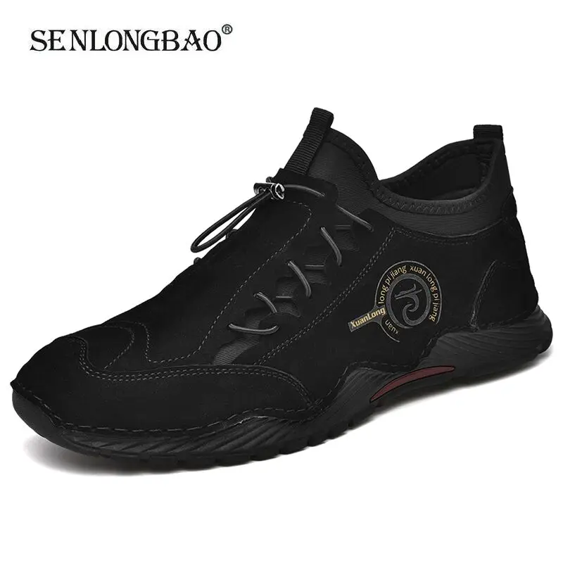 Hot Sale Men Shoes Fashion Genuine Leather Loafers Breathable Autumn Lace up Comfortable Casual Shoes Outdoor Men Sneakers Shoes
Hot Sale Men Shoes Fashion Genuine Leather Loafers Breathable Autumn Lace up Comfortable Casual Shoes Outdoor Men Sneakers Shoes