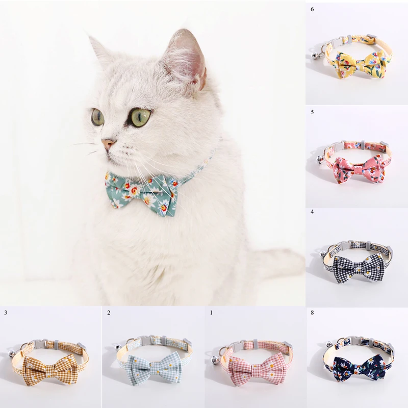 Pet Bow Pet Collar Lovely Daisy Bell Necklace Bow Tie Adjustable Flowers Fashion Beautiful Small Broken Flower Pet Accessories
Pet Bow Pet Collar Lovely Daisy Bell Necklace Bow Tie Adjustable Flowers Fashion Beautiful Small Broken Flower Pet Accessories