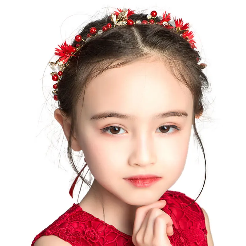 Girls crown crystal headband red hair accessories children crown headdress princess girls birthday accessories 
Girls crown crystal headband red hair accessories children crown headdress princess girls birthday accessories