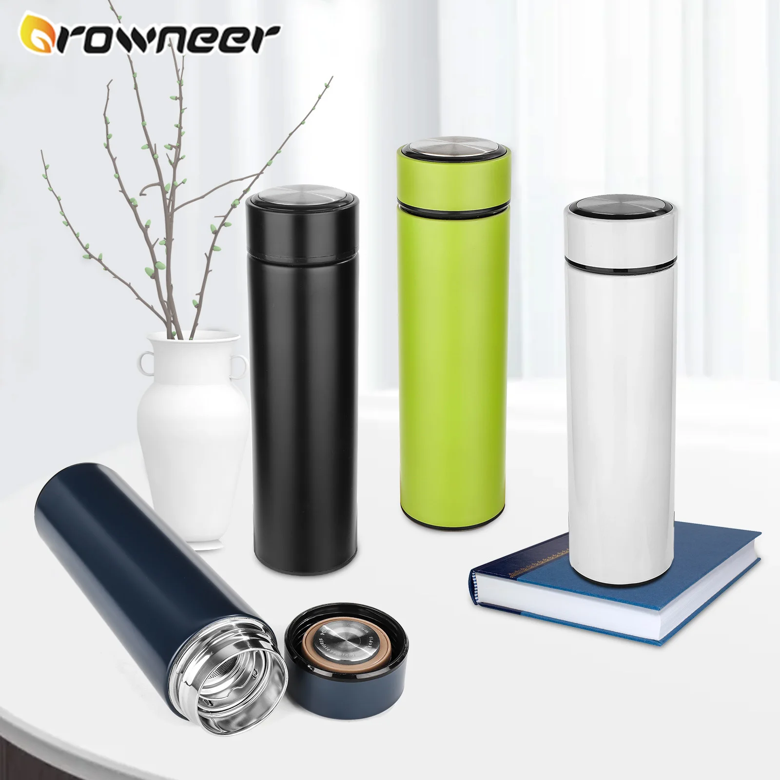 Vacuum Flask Thermos Mug 500ml Coffee Tea Drinkware 304 Stainless Steel Cup Portable Car Insulated Bottle Travel Thermal Mug
Vacuum Flask Thermos Mug 500ml Coffee Tea Drinkware 304 Stainless Steel Cup Portable Car Insulated Bottle Travel Thermal Mug