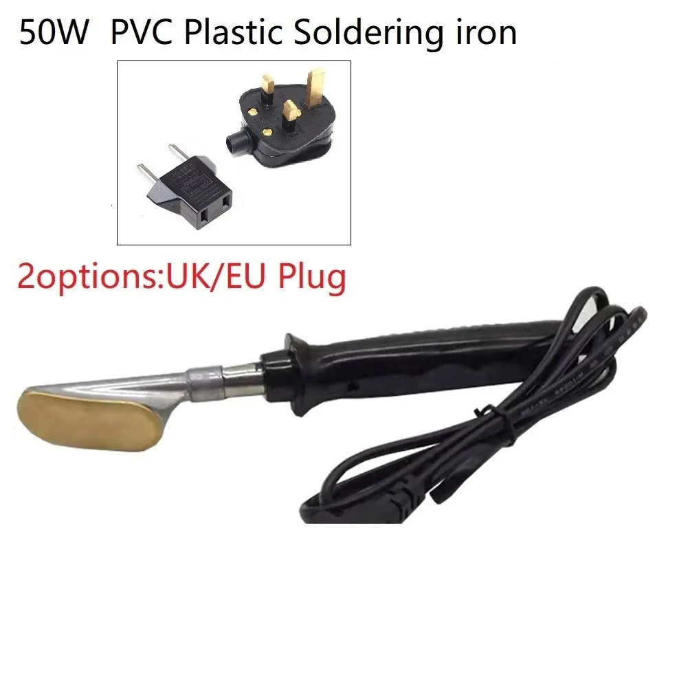 1PC 50W Electric Soldering Iron Metal With Plastic Handle Flat Tip For Car Bumper Repair Heating Leveling Equipment
1PC 50W Electric Soldering Iron Metal With Plastic Handle Flat Tip For Car Bumper Repair Heating Leveling Equipment