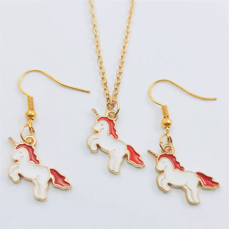 Red Unicorn Gold Earring Necklace Sets Jewelry Set Retro Vintage Antique,Fashion Women Christmas Birthday Girl Gift
Red Unicorn Gold Earring Necklace Sets Jewelry Set Retro Vintage Antique,Fashion Women Christmas Birthday Girl Gift