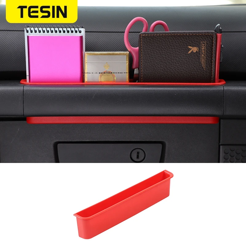 TESIN Stowing Tidying Car Copilot Armrest Handle Storage Box for Jeep Wrangler JK 2007-2010 Accessories Red
TESIN Stowing Tidying Car Copilot Armrest Handle Storage Box for Jeep Wrangler JK 2007-2010 Accessories Red
