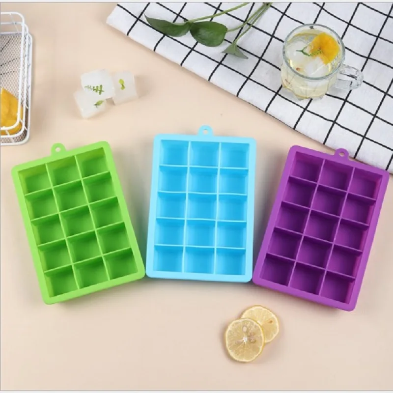 2-piece silicone ice cube tray is easy to release FDA-approved food-grade square ice mold does not leak and can be folded
2-piece silicone ice cube tray is easy to release FDA-approved food-grade square ice mold does not leak and can be folded