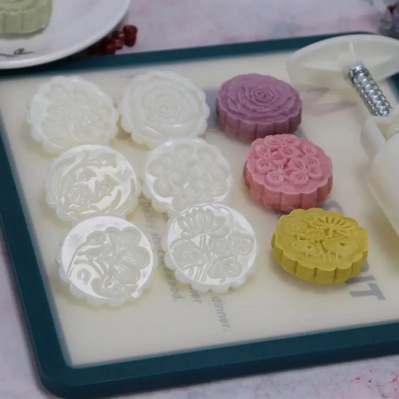 6Pcs Hand Press Cookie Stamps Moon Cake Decor Mould Barrel Mooncake Mold 50g Pastry DIY Tool Mid-Autumn Festival
6Pcs Hand Press Cookie Stamps Moon Cake Decor Mould Barrel Mooncake Mold 50g Pastry DIY Tool Mid-Autumn Festival