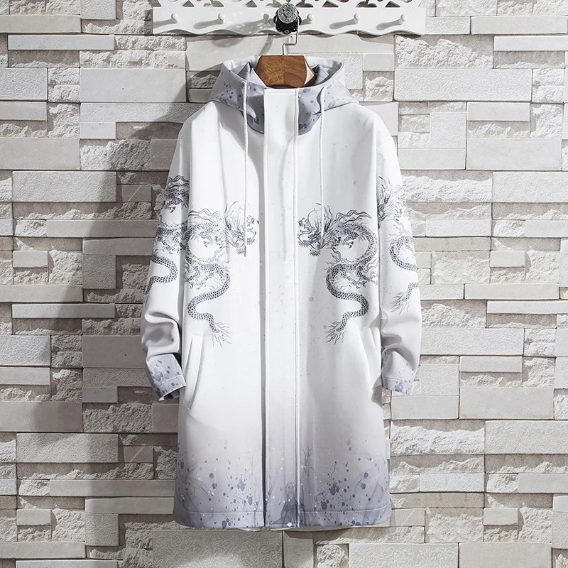 men's winter windbreaker Autumn medium and and long hooded jacket men's casual loose large trend
men's winter windbreaker Autumn medium and and long hooded jacket men's casual loose large trend