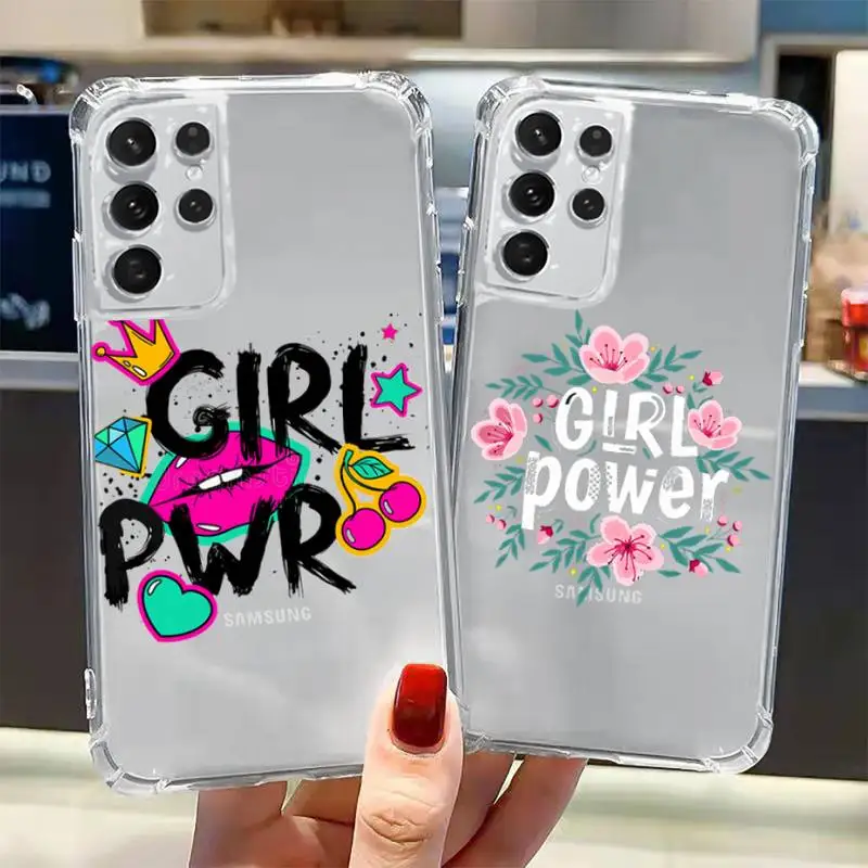 Girl Power Phone Case Transparent for Samsung A 10 21S 31 50 51 52 12 71 S note 10 20 21 fe plus ultra
Girl Power Phone Case Transparent for Samsung A 10 21S 31 50 51 52 12 71 S note 10 20 21 fe plus ultra