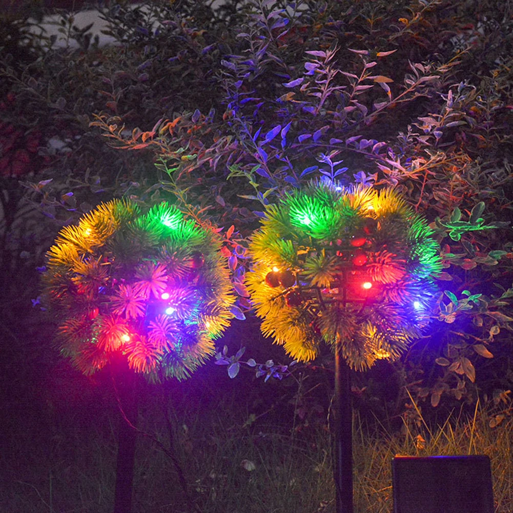 Flower Ball Light Outdoor Courtyard Solar Power Pine Needle Ball Lighting Lamp Lawn Decoration Switch Control Night Light
Flower Ball Light Outdoor Courtyard Solar Power Pine Needle Ball Lighting Lamp Lawn Decoration Switch Control Night Light