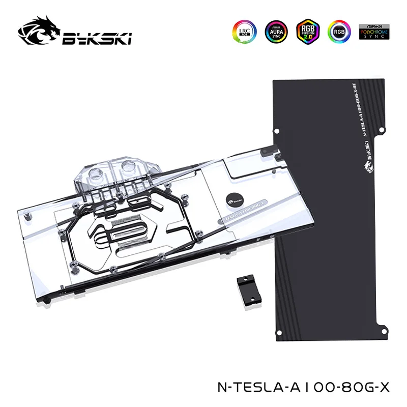 Bykski GPU Water Block For NVIDIA TESLA A100 80GB Graphics Card,VGA Video Cooler With Back Plate,G1/4,N-TESLA-A100-80G-X
Bykski GPU Water Block For NVIDIA TESLA A100 80GB Graphics Card,VGA Video Cooler With Back Plate,G1/4,N-TESLA-A100-80G-X