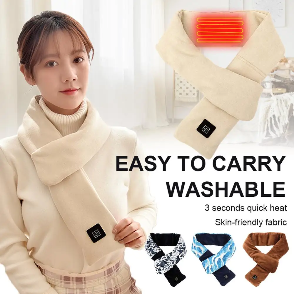 3 Gears Heating Scarf Warm Electric USB Charging Smart Thermostat Hot Compress Physiotherapy Bib Stay Warm in Winter
3 Gears Heating Scarf Warm Electric USB Charging Smart Thermostat Hot Compress Physiotherapy Bib Stay Warm in Winter