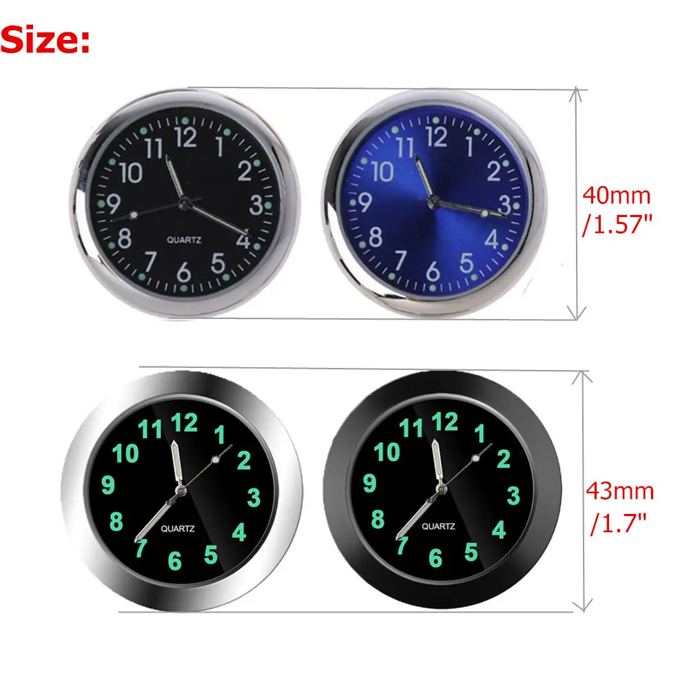 Car Clock Luminous Mini Automobiles Internal Stick-On Digital Watch Mechanics Quartz Clocks Auto Ornament Car Accessories Gifts
Car Clock Luminous Mini Automobiles Internal Stick-On Digital Watch Mechanics Quartz Clocks Auto Ornament Car Accessories Gifts