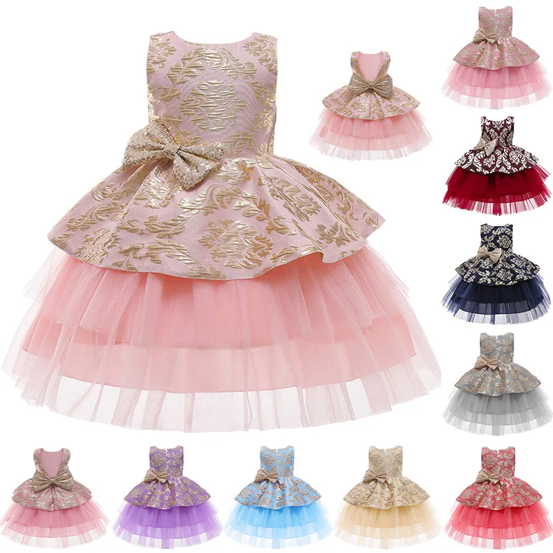 Flower Vintage Baby Girls Dress Opening Ceremony Clothing Tutu Party Elegant Wear Girl Princess Dresses Backless Cake Skirt
Flower Vintage Baby Girls Dress Opening Ceremony Clothing Tutu Party Elegant Wear Girl Princess Dresses Backless Cake Skirt