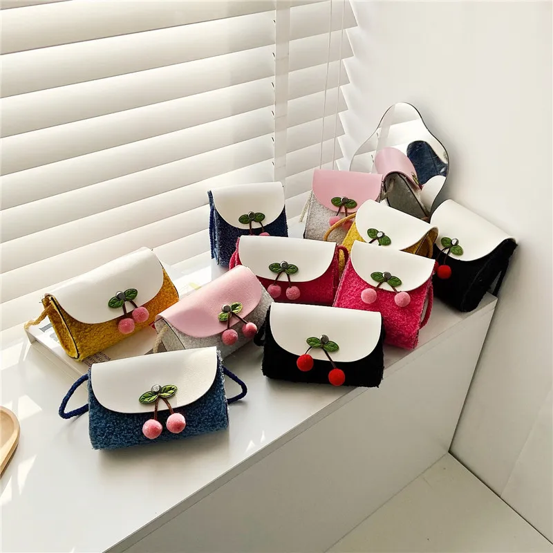 Cute Cherry Children Mini Coin Purse Crossbody Bag Fashion Soft Plush Baby Girls Small Square Shoulder Bags Lovely Kids Handbags
Cute Cherry Children Mini Coin Purse Crossbody Bag Fashion Soft Plush Baby Girls Small Square Shoulder Bags Lovely Kids Handbags