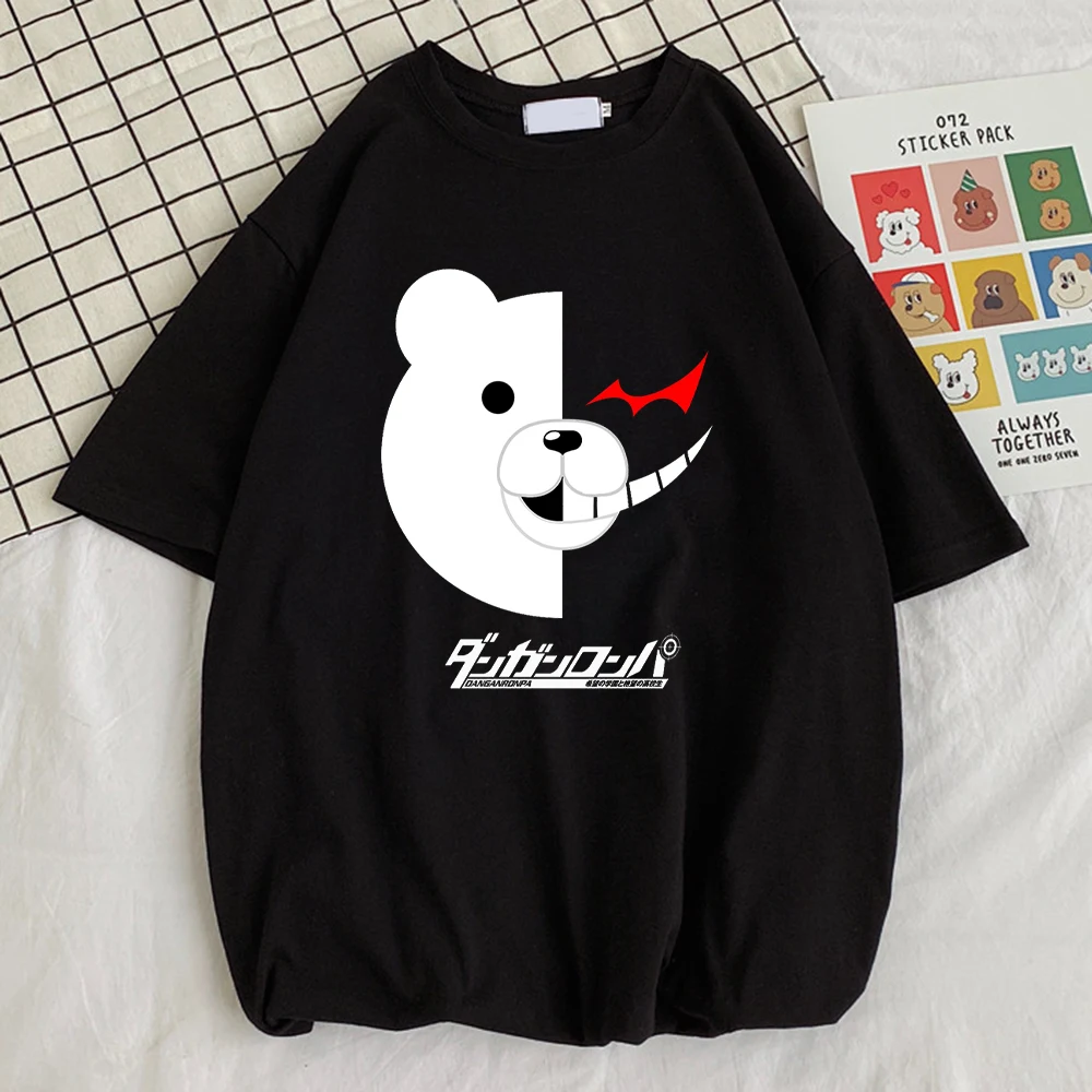 Danganronpa White Black Bear Retro Print Men T Shirts Crew Neck Tshirts Simplicity Loose Tshirt Cool
Danganronpa White Black Bear Retro Print Men T Shirts Crew Neck Tshirts Simplicity Loose Tshirt Cool