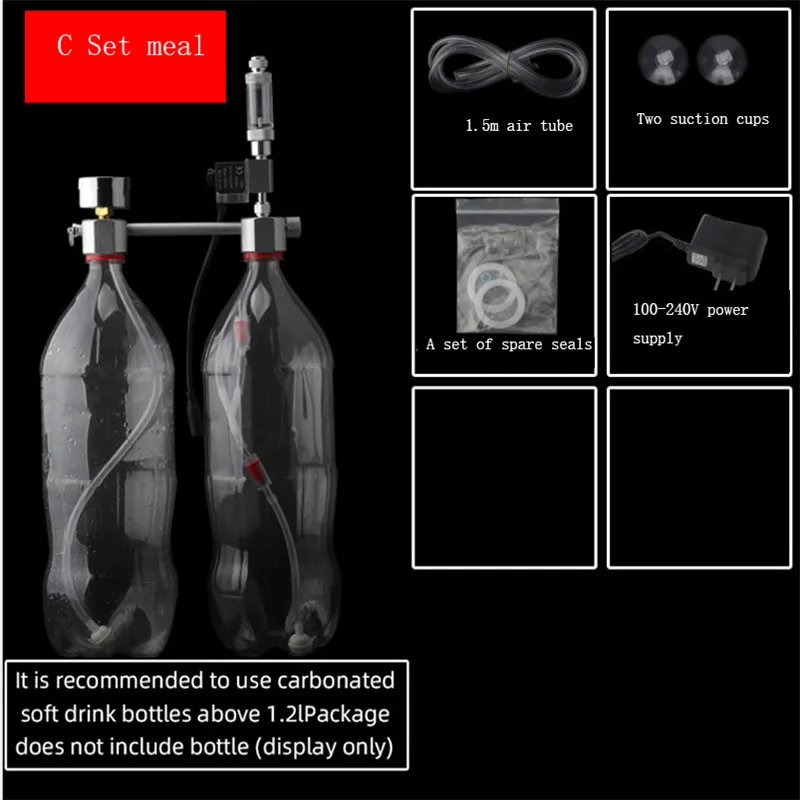 ZRDR WYIN REACTIVE CO2 GENERTOR aquarium DIY Kit Solenoid Valve Pressure Air Flow Adjustment Water Plant Fish Co2 Valve Diffuser
ZRDR WYIN REACTIVE CO2 GENERTOR aquarium DIY Kit Solenoid Valve Pressure Air Flow Adjustment Water Plant Fish Co2 Valve Diffuser