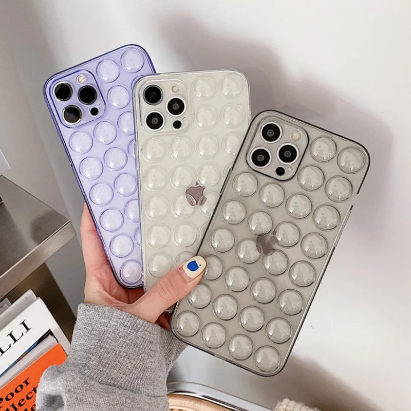 10Pcs/lot 3D Push Clear Silicone Bubble Case For iPhone 11 12 Pro XS Max Clear Relive Stress Cover for iphone X XR SE20 8 7 Plus
10Pcs/lot 3D Push Clear Silicone Bubble Case For iPhone 11 12 Pro XS Max Clear Relive Stress Cover for iphone X XR SE20 8 7 Plus