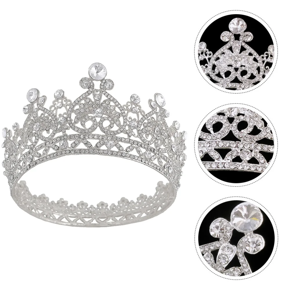 1Pc Alloy Rhinestone Hair Piece Lovely Crown Creative Hair Adornment (Silver)
1Pc Alloy Rhinestone Hair Piece Lovely Crown Creative Hair Adornment (Silver)