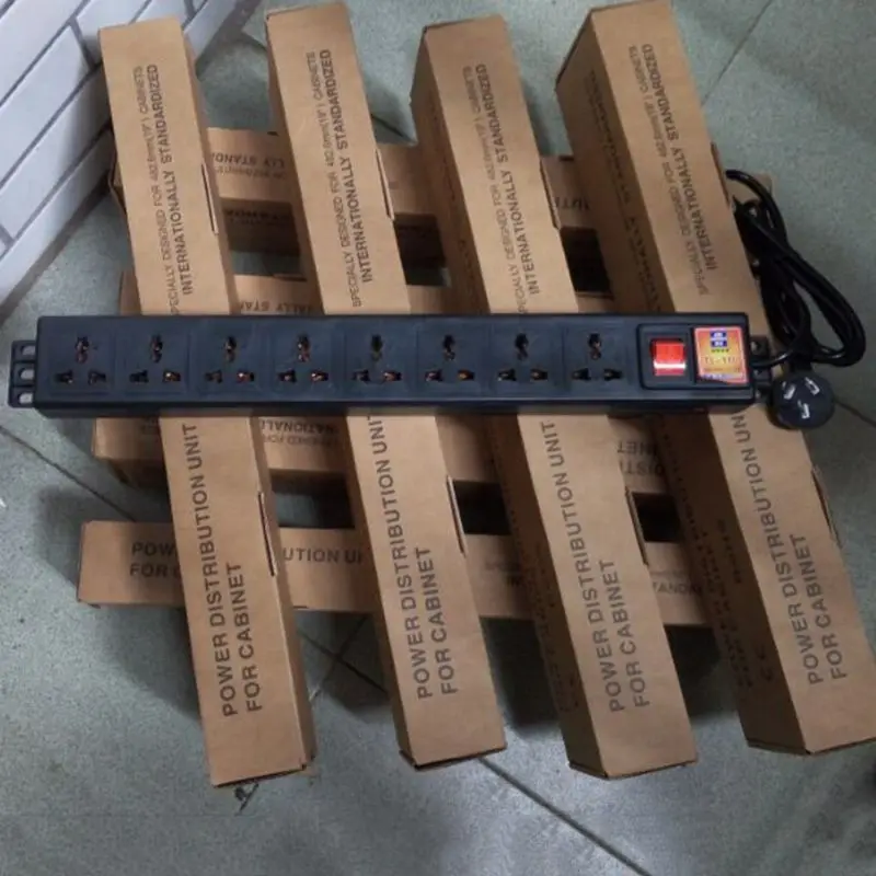 1U PDU 8 Outlet Metal Power Strip Surge Protector with Long Extension Cord 250V 10A 2500W for 19 inch Server Rack Power Distribu
1U PDU 8 Outlet Metal Power Strip Surge Protector with Long Extension Cord 250V 10A 2500W for 19 inch Server Rack Power Distribu
