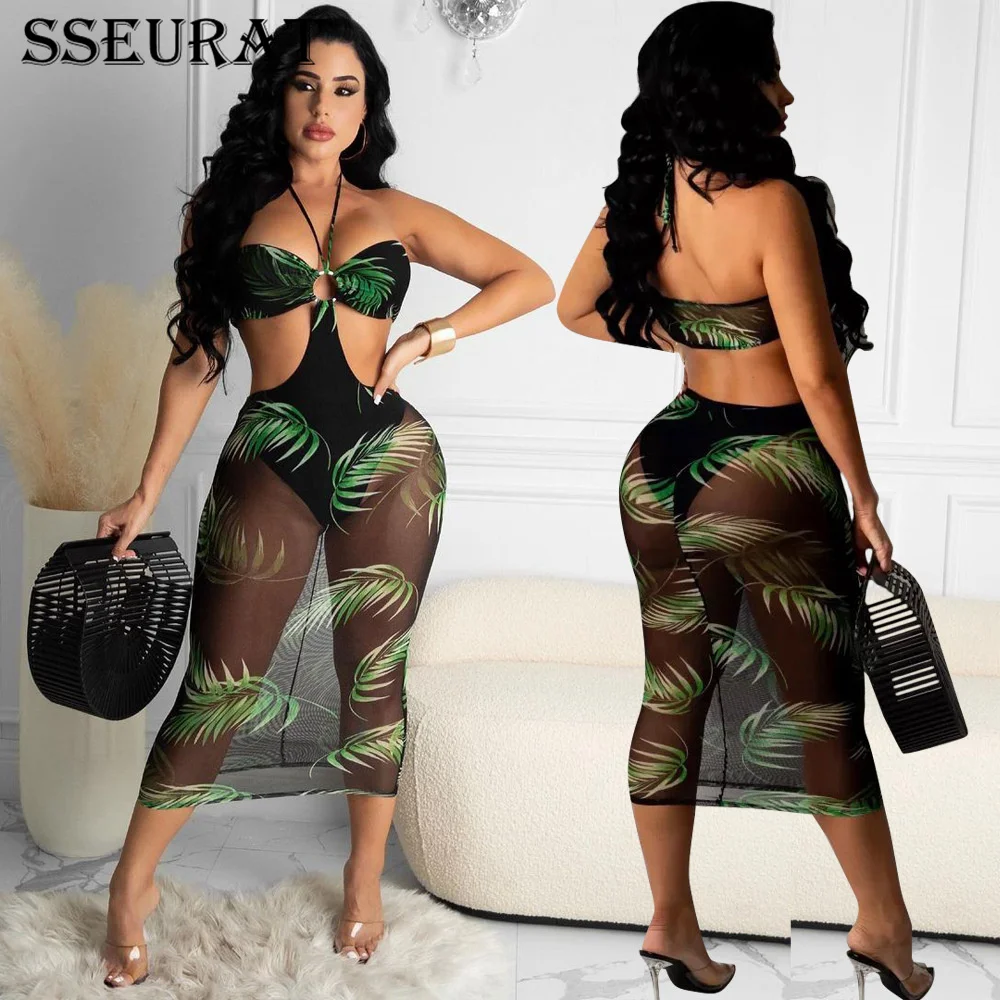 SSEURAT Women Summer Print Mesh Dresses See Though Sexy Bodycon Mini Dress Club Night Party Dresses
SSEURAT Women Summer Print Mesh Dresses See Though Sexy Bodycon Mini Dress Club Night Party Dresses