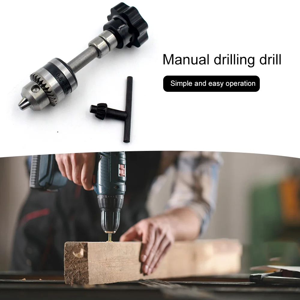 Drill Chuck 0.5-6.5MM/1.0-10MM Mini Hand Drill Chuck Tool for Hole Punching Jewelry Bodhi Beads Engraving Models Woodworking
Drill Chuck 0.5-6.5MM/1.0-10MM Mini Hand Drill Chuck Tool for Hole Punching Jewelry Bodhi Beads Engraving Models Woodworking