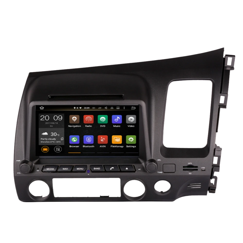 4GB RAM Android 9.0 Octa Core Car Auto Radio Stereo For Honda Civic Right Hand Driving 2006-2011 DVD Multimedia Player WIFI 3G
4GB RAM Android 9.0 Octa Core Car Auto Radio Stereo For Honda Civic Right Hand Driving 2006-2011 DVD Multimedia Player WIFI 3G